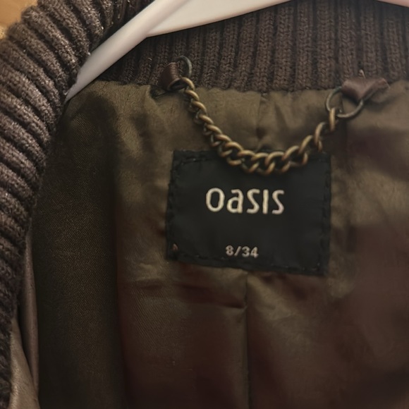 Bomber leather jacket - Picture 4 of 7